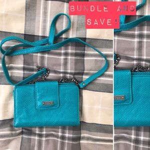 Vans crossbody clutch- Teal